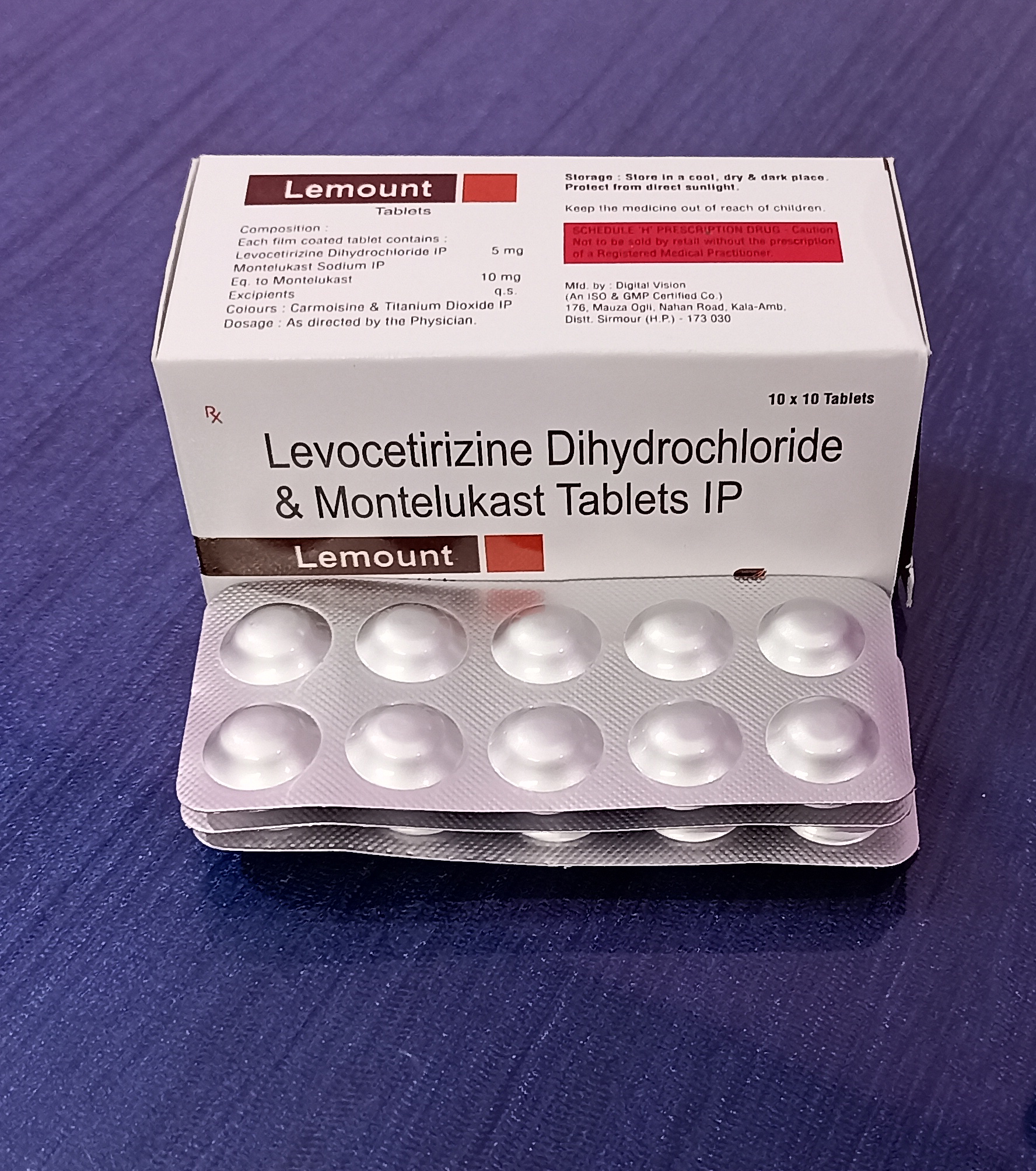 Levocetirizine Dihydrochloride & Montelukast